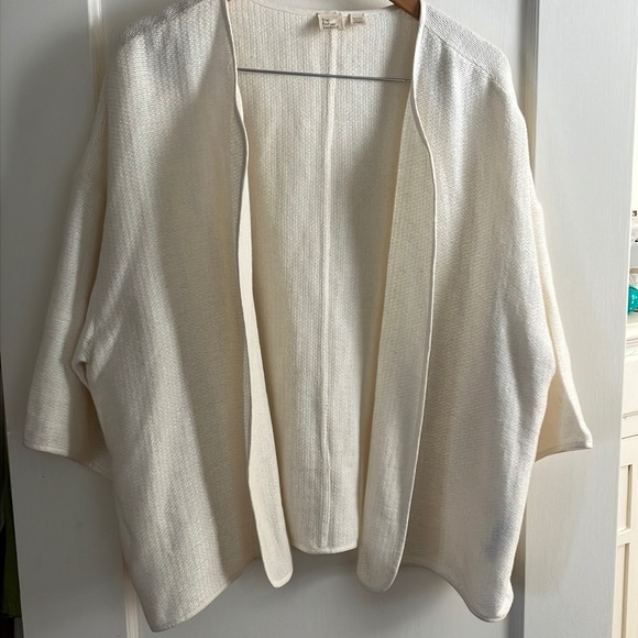 Exquisite EILEEN FISHER Linen Boxy Jacket size XL - Picture 2 of 12